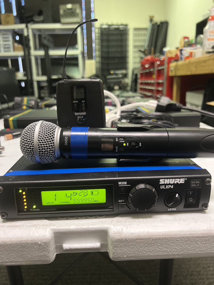 keynote_event's tweet image. Keeping up with industry leading technology, means inventory turnover! Today we say goodbye to our old Shure ULXP. We frequently have used AV for sale and are also dealers for a number of AV brands - contact us for your AV purchasing needs!
#audiovisual #audiovisualproduction