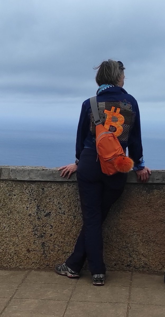 Videné dnes na Madeire. Vždy poteší stretnúť Bitcoinera, špeciálne keď na to nevyzerá 👍