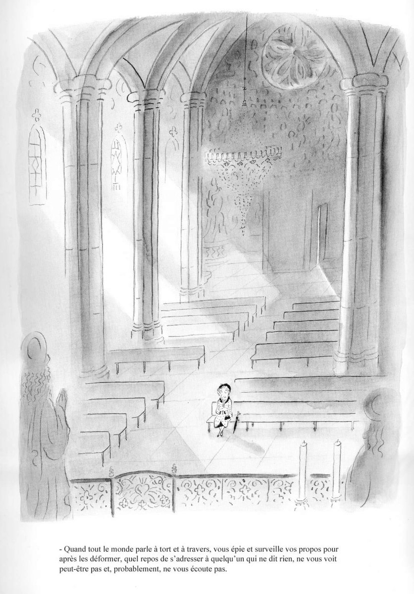 Quand tout le monde parle à tord et à travers, vous épie et surveille vos propos pour après les déformer, quel repos de s'adresser à quelqu'un qui ne dit rien, ne vous voit peut être pas, et probablement, ne vous écoute pas.