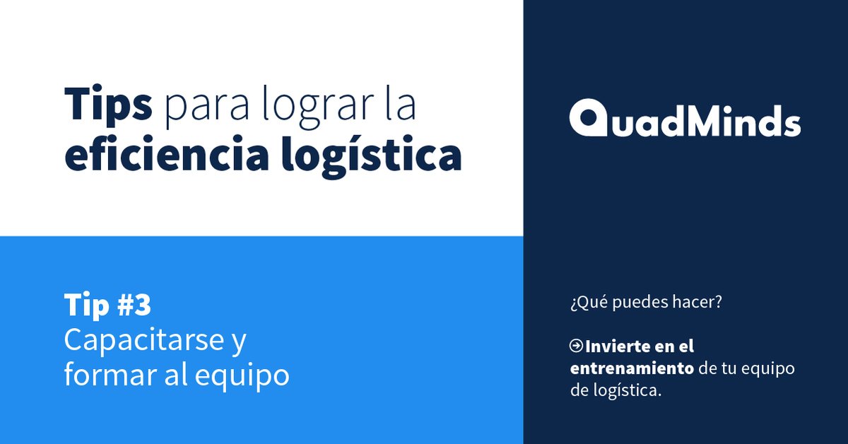 5 tips para profesionalizar tu servicio logístico y pasar al siguiente nivel
3️⃣ Capacitarse y formar al equipo

Sigue nuestros tips para saber más o ingresa a nuestro sitio web para conocer cómo funciona nuestra solución 🔗bit.ly/40cRO2N