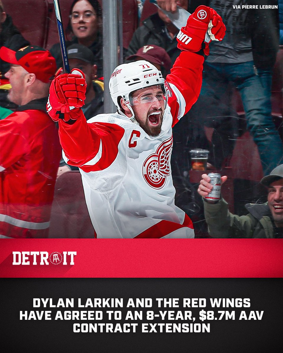 BSMotorCity's tweet photo. DYLAN LARKIN IS HERE TO STAY

#LGRW https://t.co/9MJWhlXt1Q