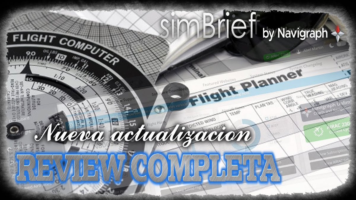 FullFlaps_esp's tweet image. Si no has usado éste software gratuito para tus planes de vuelo, no te pierdas éste vídeo. Os animo a todos a usar #simbrief ya que es el mejor programa en mi opinión para tus FLP. #navigraph

✅ Review completa de Simbrief tras la actualización!! 

youtu.be/9_lVTnimznA