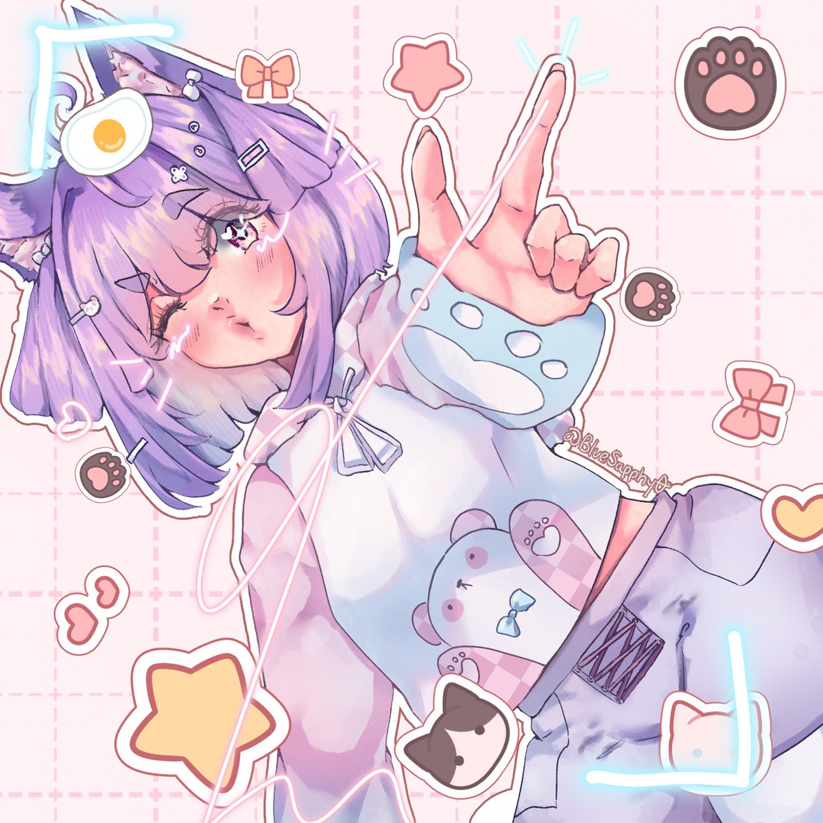 BlueSapphyOwO's tweet photo. I did a dtiys on Instagram for @trytryagain_ !!
For whatever reason my tags on Instagram wouldn't ><
Hope yall would like it :33

#trytrypandadtiys #digitalart https://t.co/422osp3NzW