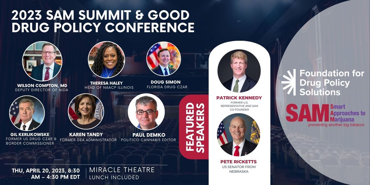 learnaboutsam's tweet photo. 🚨MAJOR ANNOUCEMENT🚨

The 2023 SAM Summit &amp; @GoodDrugPolicy Conference will feature friend and ally @SenatorRicketts as a speaker!

Sign up for the conference using the link below.

https://t.co/Yo85mIvMeM https://t.co/5LT4FZjxuo
