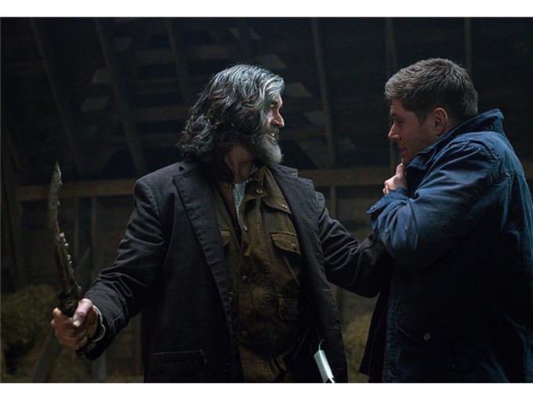 Omundson's tweet photo. happiest of birthdays to my  brother, ⁦@JensenAckles⁩  #SPNFAMILY https://t.co/4UbBBuMCGY