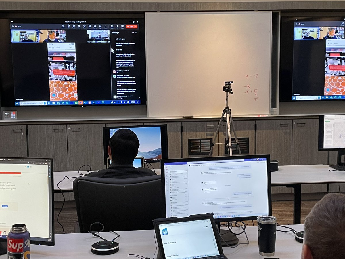 OlingerDavid's tweet image. Professional Development works best when it’s long term! @EdgeGain_Ltd is working @ODeaHighSchool training 6 Ts  on @AdobeForEdu and #createEdu throughout the 22-23 school year! This is an all group coaching session on using Video for assessment &amp;amp; learning!