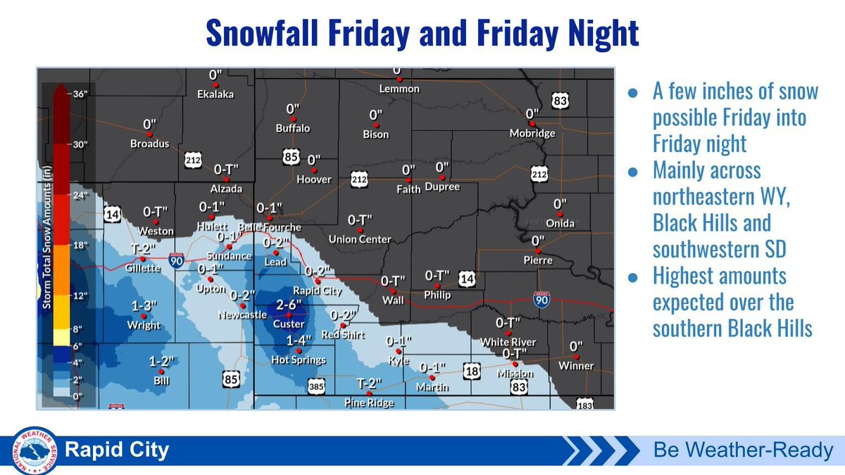NWS Rapid City on Twitter "An active weather pattern will bring on and