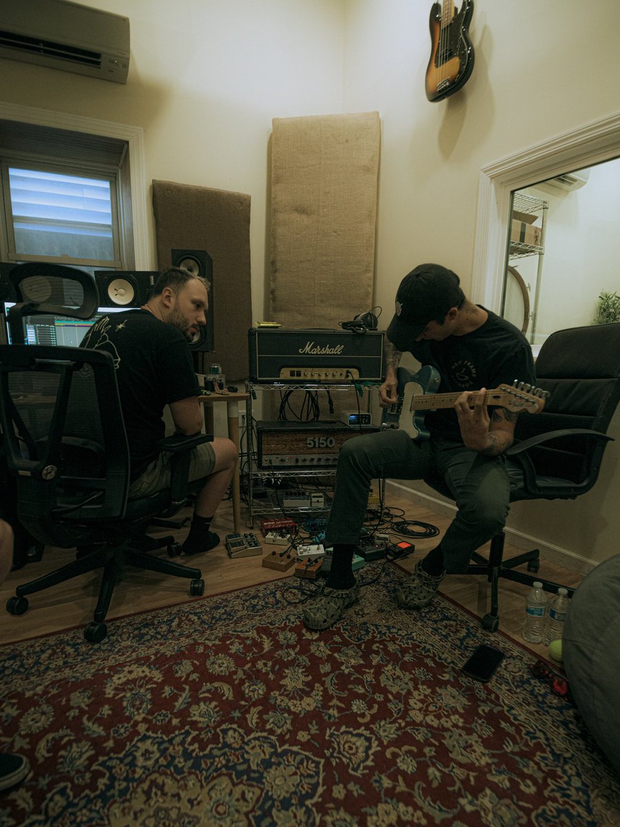 CasinoxCowboy's tweet photo. Happy In Good Nature Day!
Here’s some studio pics from last summer. Their self titled EP is out TODAY https://t.co/6lrXdmRUaA
