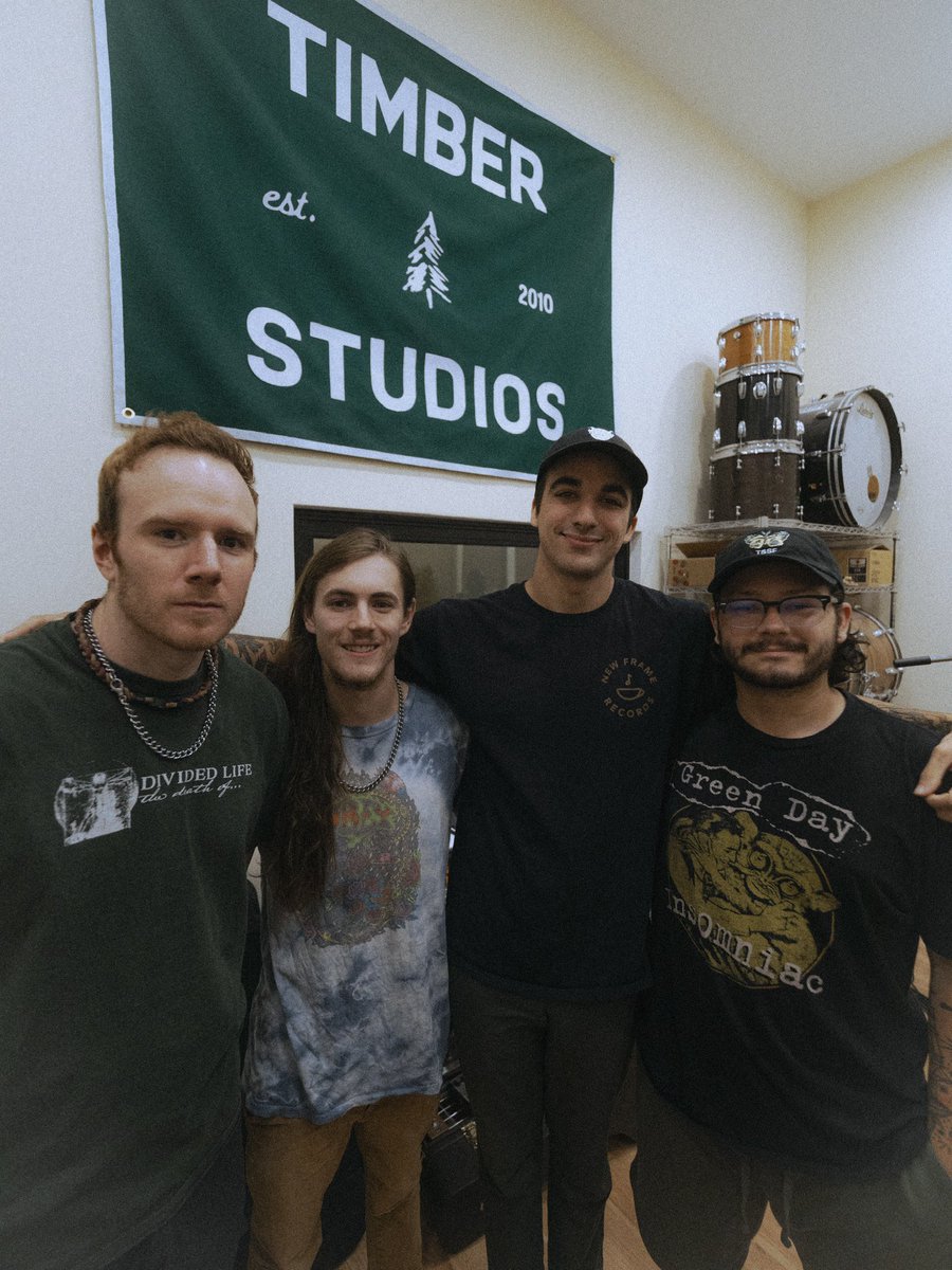 Happy In Good Nature Day!
Here’s some studio pics from last summer. Their self titled EP is out TODAY