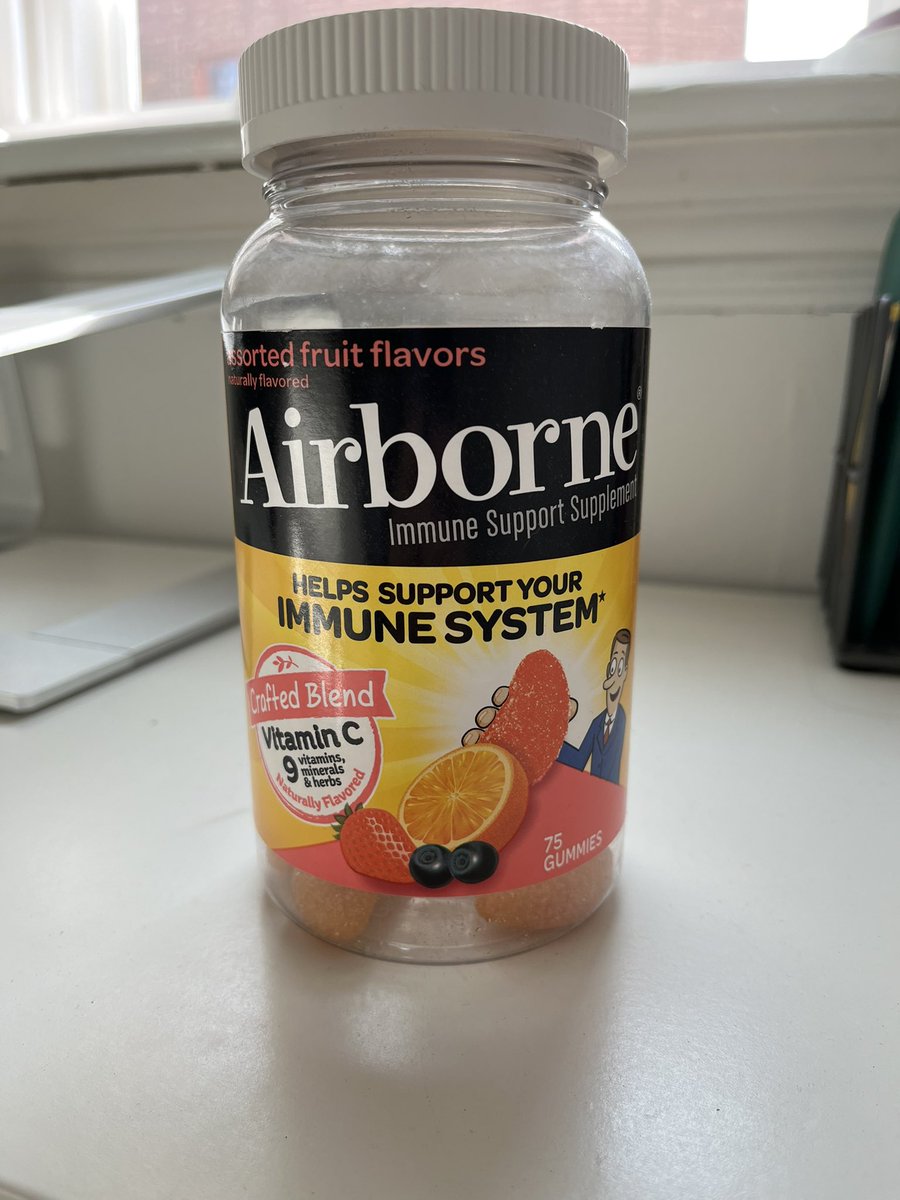 Kayliefryer_'s tweet photo. I take these everyday to try to support my immune system. After this week's lectures I realized that this may not be the case. I also learned that the star next to "helps support your immune system" means that it is not a claim supported by the FDA! #beh353 @beh353 https://t.co/QBPUCkxee0