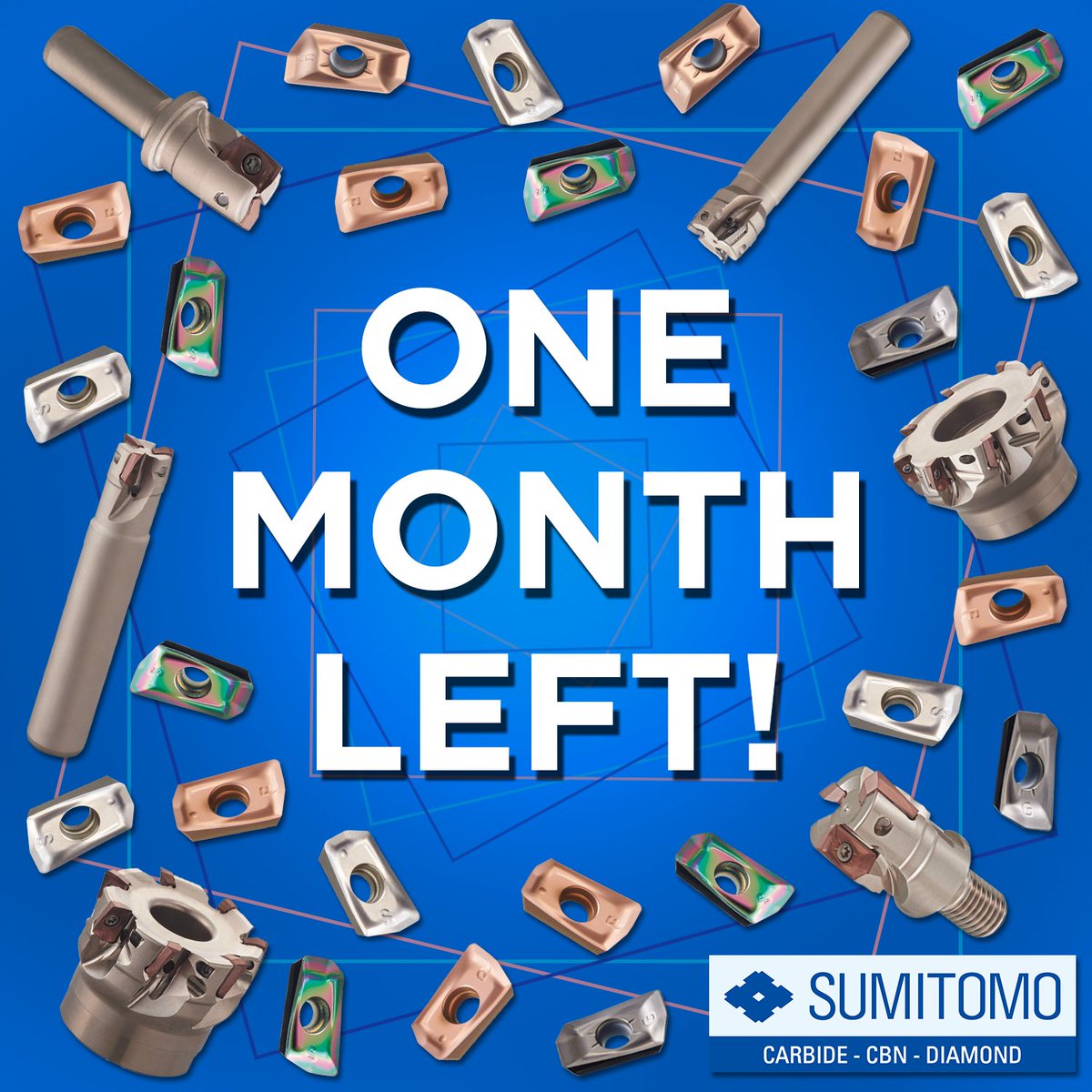 Only one month remains of #Sumitomo's #WEZ 90° Shoulder Milling Series #Promotion! Make sure you take full advantage of our FREE WEZ #Milling Body offer, as well as our Kick-Start Investment Package!

Promo Details: sumicarbide.com/wez/
WEZ Details: sumicarbide.com/product/wez/