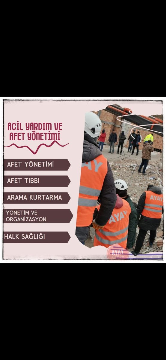 #İstanbul Deprem Seferberlik Planında biz alanın tek lisansiyerleri olan, Acil Yardım ve Afet Yöneticileri de birlikte çalışmaya hazırız.  Yetki bekliyoruz.
#İbbDepremSeferberlikPlanı
#AcilYardımveAfetYönetimi
 <a href="/ibbdonusum/">İBB Deprem Risk Yön. ve Kentsel İyileştirme D.BŞK</a> 
<a href="/ekrem_imamoglu/">Ekrem İmamoğlu</a>