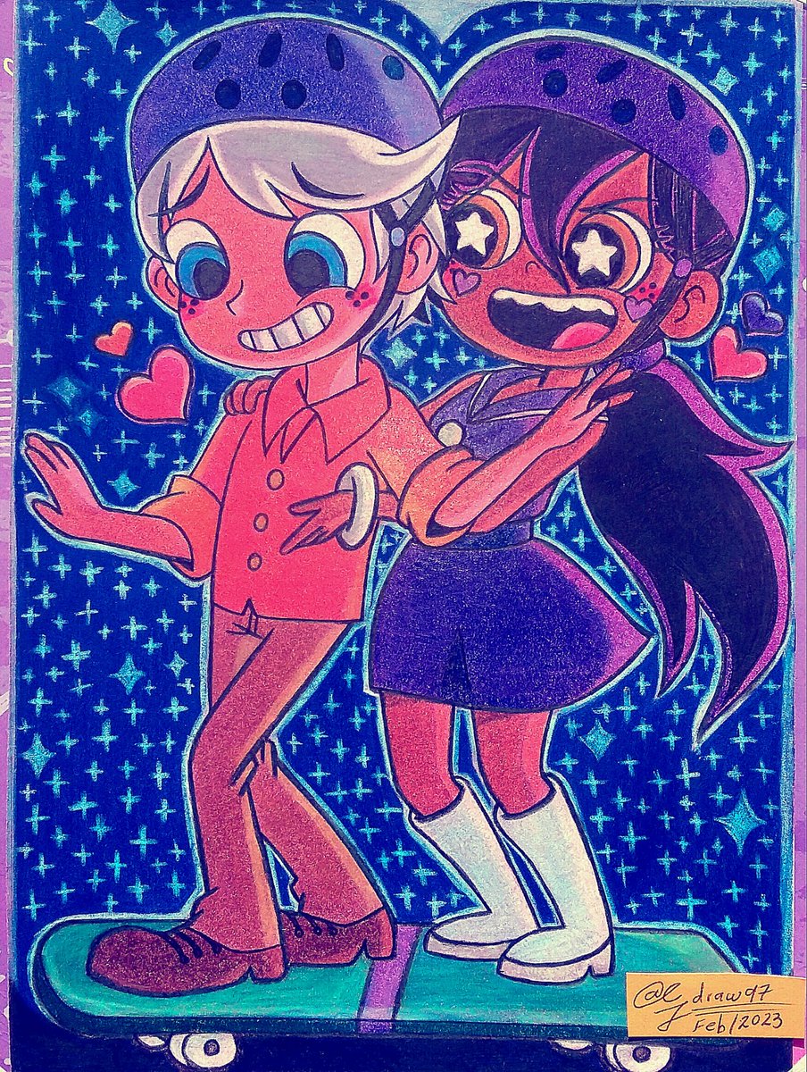 🛹✨💜Skateboar Date🧡✨🛹Art trade con @ValentinaArt2 Ronniecoln al estilo de Star vs the Forces of Evil
#TheLoudHouse #TheCasagrandes #TheLoudHousefanart #Ronniecoln #LincolnLoud #RonnieAnneSantiago