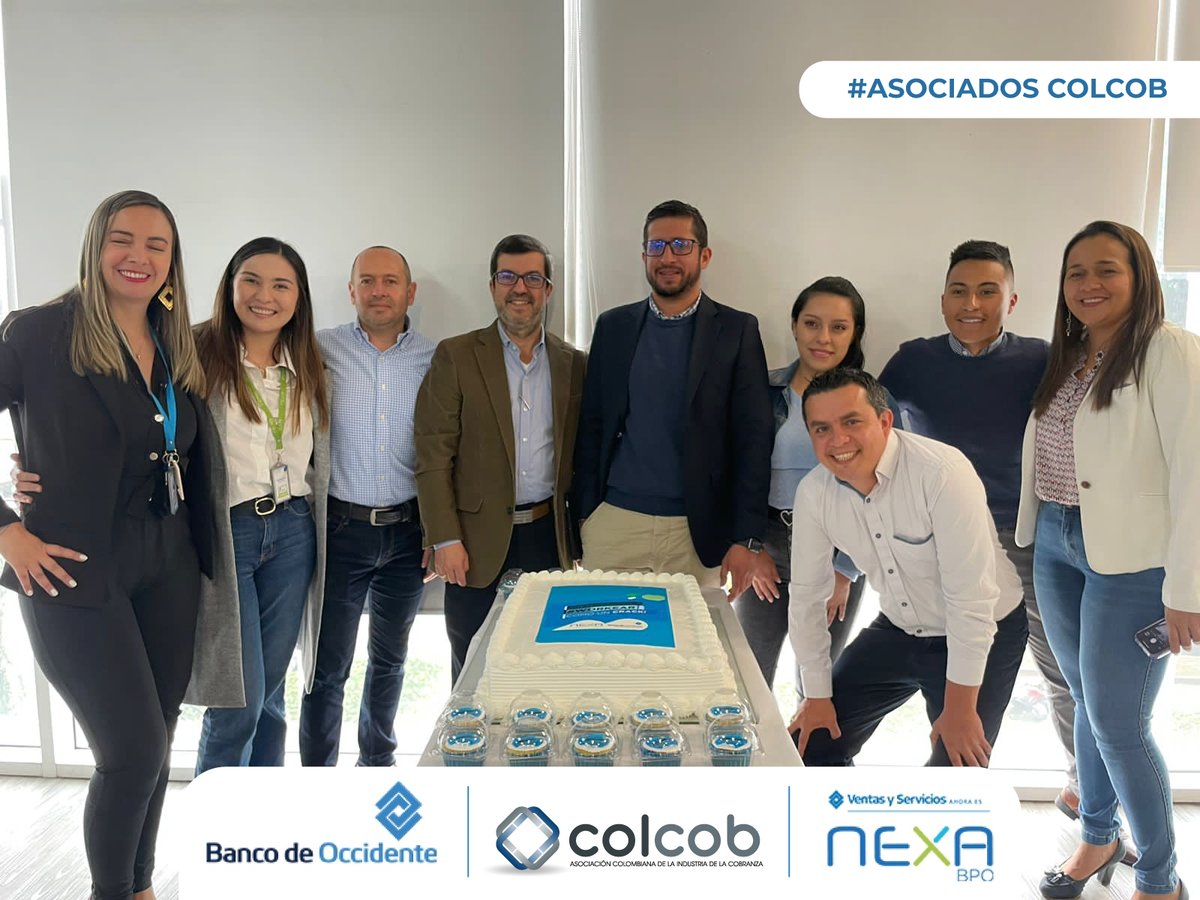 Colcob_Colombia's tweet photo. 📣 Felicitamos a nuestros #AsociadosColcob por la inauguración de la campaña "Cobranza Temprana" que hoy migró de su operación in-house a Nexa. Nos enorgullece que el @Bco_Occidente haya elegido a @Nexabpo para ser su aliado en este importante reto 👏🏻 https://t.co/muiZax1Sx8