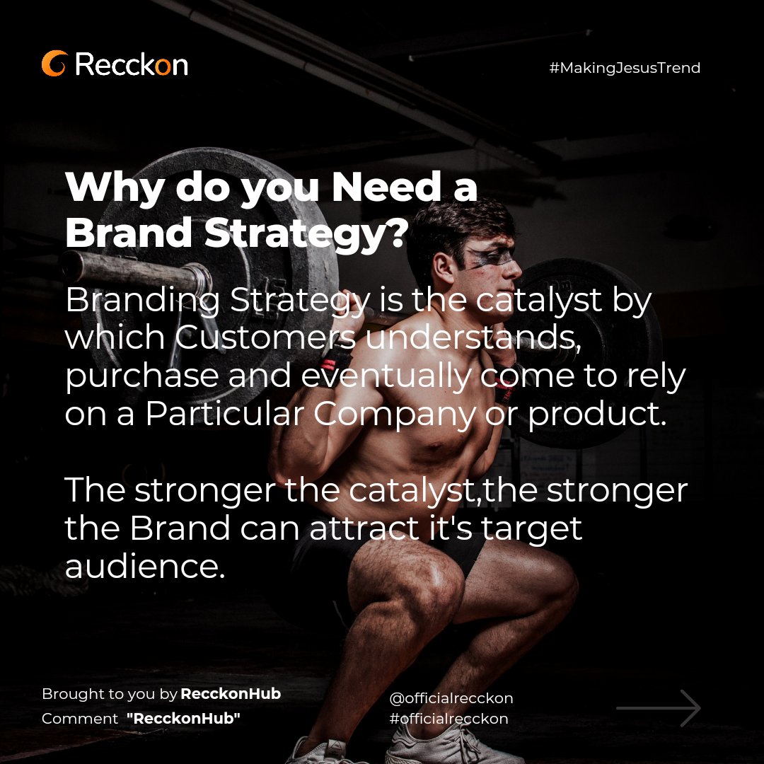 Recckon_'s tweet photo. No 2 of 3 Steps to Creating a powerful brand strategy https://t.co/KIzsa5ZfDx