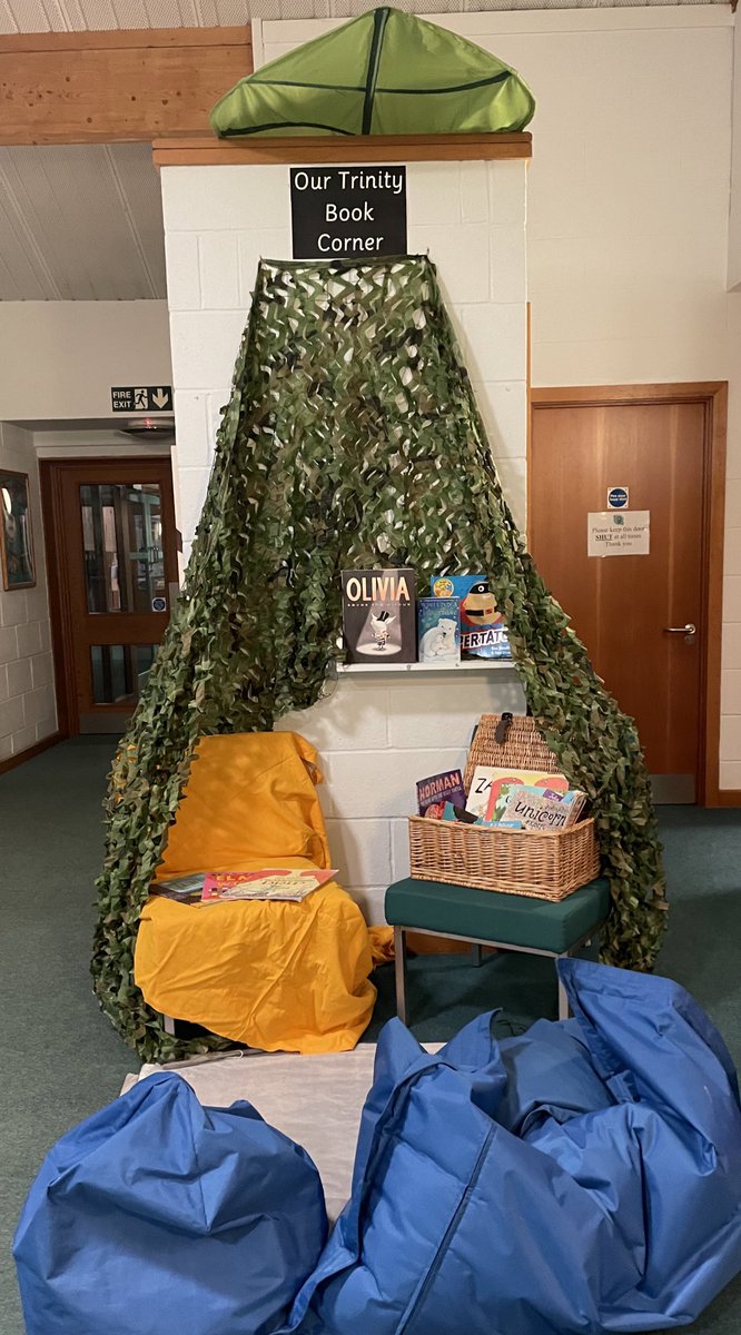 #WorldBookDay2023 we are looking forward to opening up our Trinity book corner tomorrow and welcoming some special guests! #bookcorner #schoollife