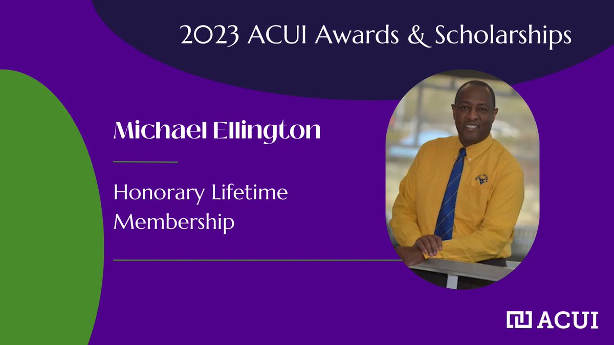 ACUItweets's tweet photo. Congratulations to Michael Ellington for winning the #ACUI Honorary Lifetime Membership Award! Find out more: https://t.co/Ar7PWevwcY #ACUI23 https://t.co/VqdaWAGL1i