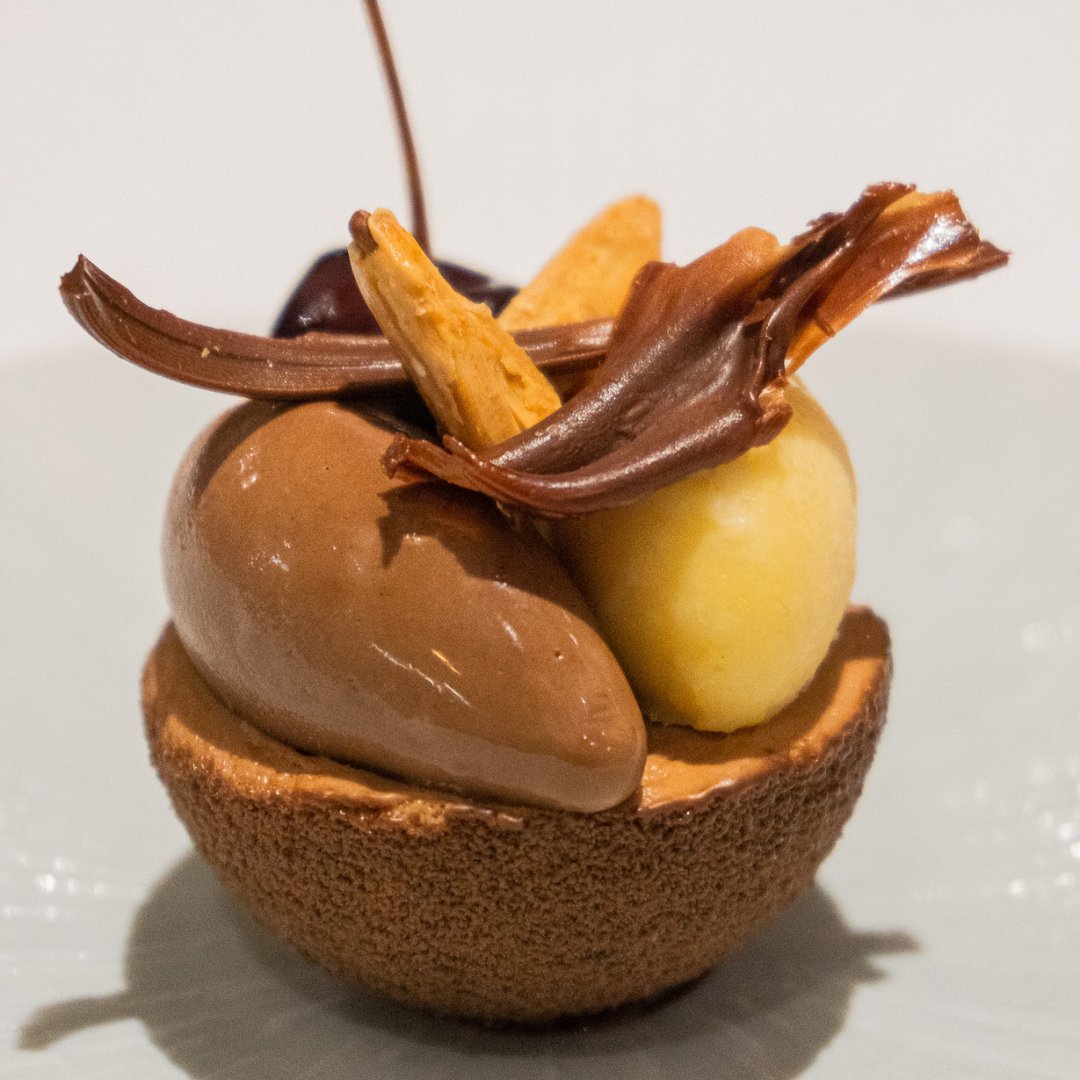 Our new dessert is available on our a la carte menu as well as our tasting menu. Our tasting menu is available every Friday and Saturday evening and is the signature to 'The Angel.'