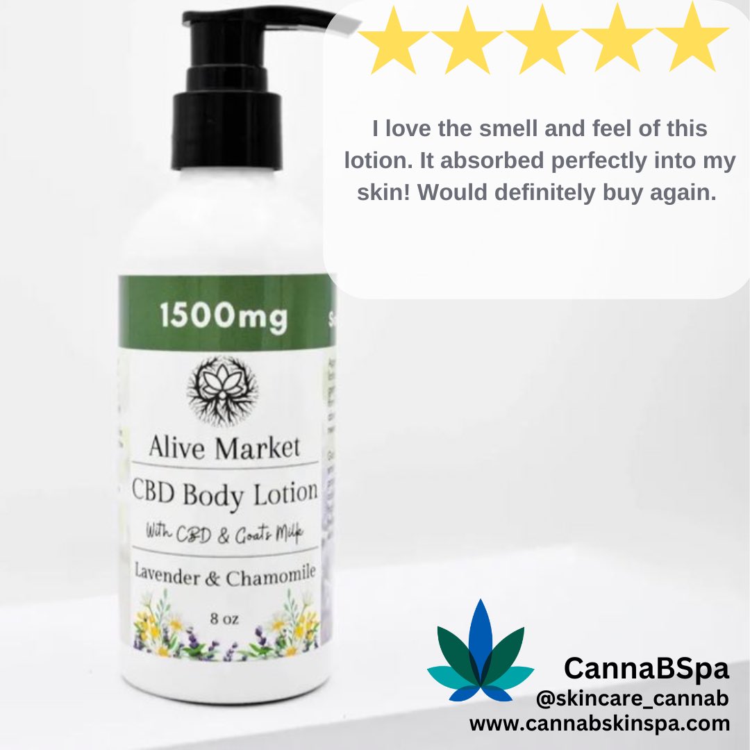We love a product review 🤩
This CBD lotion is available on our website!! 

cannabskinspa.com/shop/ols/produ…

#cbdproducts #cbdlotion #bodylotion #cbdskincare #lotion #wellness #esthetician #womanowned #cannabiscommunity #atlantaspa #skincarecommunity #bestofgeorgia #atlanta #shoponline