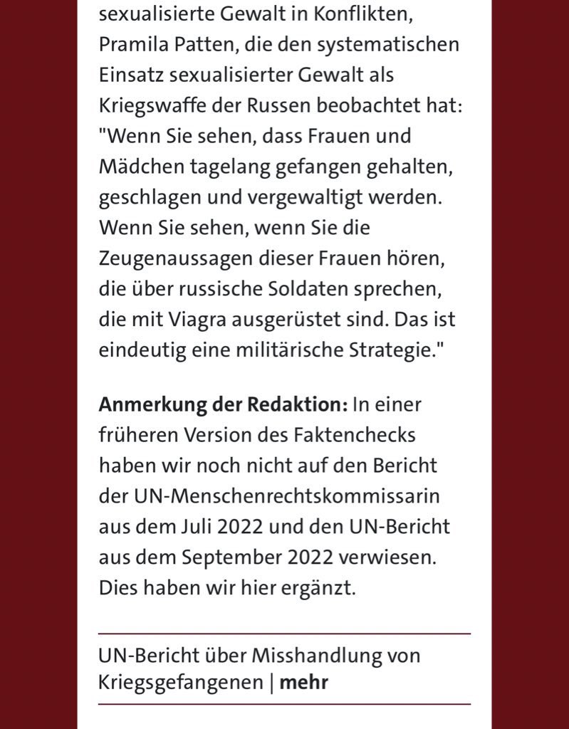 Aya Velázquez (@aya_velazquez) on Twitter photo Mit schlampiger Recherche & einem rhetorischen Trick wollte Klamroth <a href="/SWagenknecht/">Sahra Wagenknecht</a> als Verbreiterin von Fake News dastehen lassen. Jetzt räumt der WDR kleinlaut ein, dass Wagenknecht recht hatte. Zeit, sich bei Wagenknecht zu entschuldigen, <a href="/louisklamroth/">Louis Klamroth</a>?
www1.wdr.de/daserste/harta… Mit schlampiger Recherche & einem rhetorischen Trick wollte Klamroth <a href="/SWagenknecht/">Sahra Wagenknecht</a> als Verbreiterin von Fake News dastehen lassen. Jetzt räumt der WDR kleinlaut ein, dass Wagenknecht recht hatte. Zeit, sich bei Wagenknecht zu entschuldigen, <a href="/louisklamroth/">Louis Klamroth</a>?
www1.wdr.de/daserste/harta…