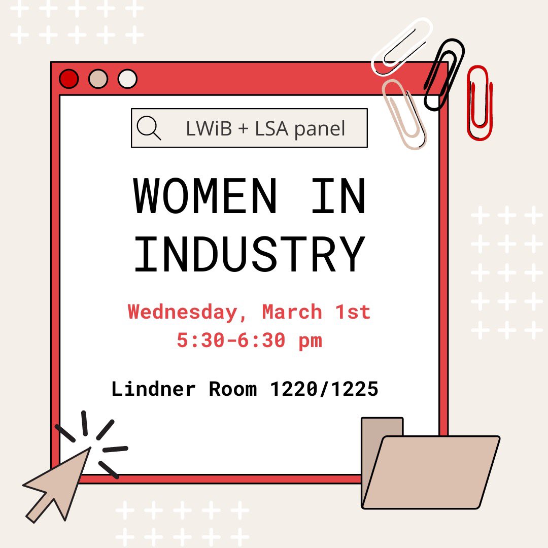 Celebrate the start of Women’s History Month with us tonight from 5:30-6:30! Meet our amazing women in business guests tonight where they will share their stories and insights with us. Dress in business casual! ❤️👩‍💼