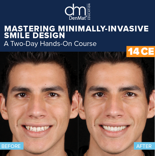 Join us this month to Master Minimally-Invasive Smile Design. Enjoy the sun of southern California, while being just steps away from Disneyland!

❗Only 3 seats left ❗

🗓️ March 17-18
🌎 Anaheim CA
👨‍⚕️ Dr. Cary Goldstein
📍 Hilton Anaheim
✅ CE Value: 14

bit.ly/3J1mRbh