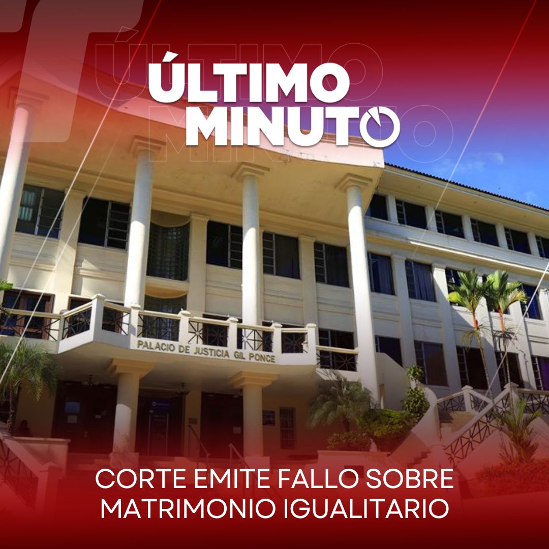 TReporta's tweet photo. El Pleno de la Corte Suprema de Justicia declaró que no son inconstitucionales la frases "entre un hombre y una mujer”, “las personas de ese mismo sexo”, y "se prohíbe el matrimonio entre individuos del mismo sexo" contenidas en normas sobre el matrimonio en Panamá.
#TReporta https://t.co/YVLb57Aal9