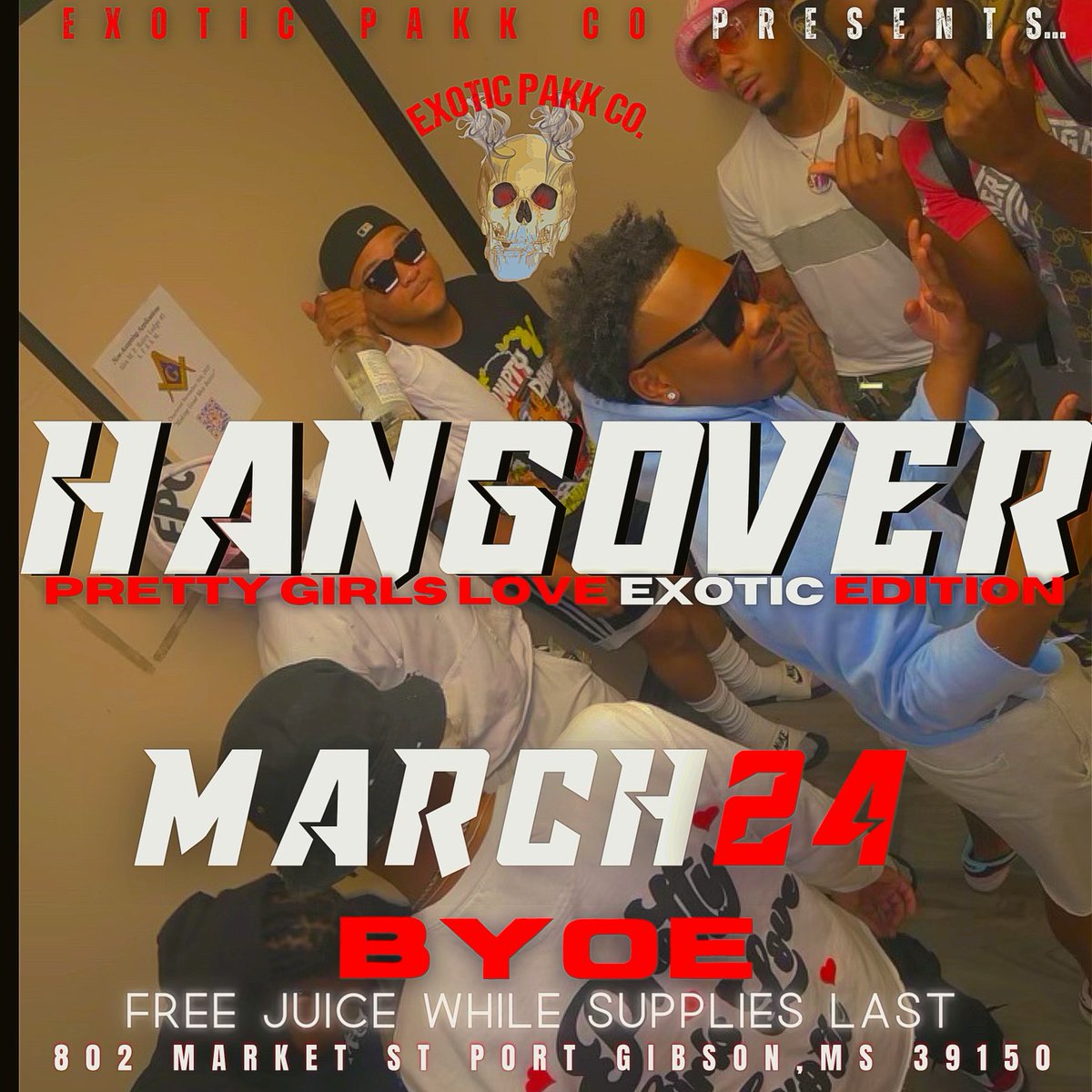 KelNichelle's tweet photo. Exotic Pakk Co. Presents 💨

THE DRUNKEST COLLEGE PARTY EVER

HANGOVER III: Pretty Girls Love Exotic Edition 👯‍♀️😵

March 24, 2023 https://t.co/oPrHSWxZgy