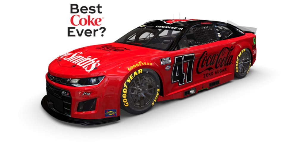 Ricky Stenhouse Jr.'s Coke Zero Sugar scheme for Las Vegas : r/NASCAR