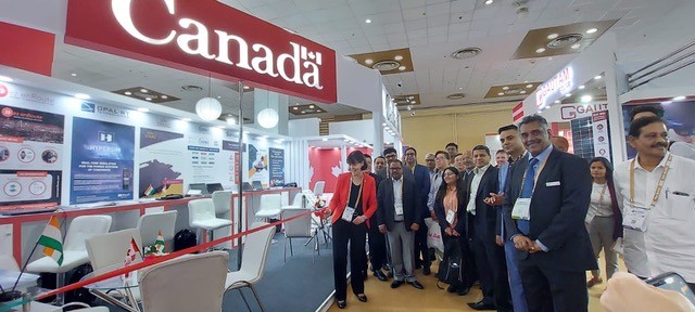 EfficiencyCap's tweet photo. Some highlights from #Elecrama in India, the Canadian commercial and R&amp;D partnership delegation, where our CEO is participating on behalf of #EfficiencyCapital to chat about energy as a service. #CIIP @ElecramaLive https://t.co/Ds4GzGPsJT
