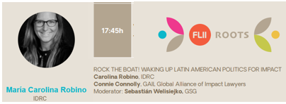 IDRC_LAC's tweet photo. Are you participating from #FLIIRoots? Join
@IDRC_CRDI colleague @CarolinaIDRC
on today session “Rock the boat: Waking up Latin American public policies for impact. https://t.co/5bh7Lfl5km
@FLII_latam https://t.co/u9gFyz5w9y