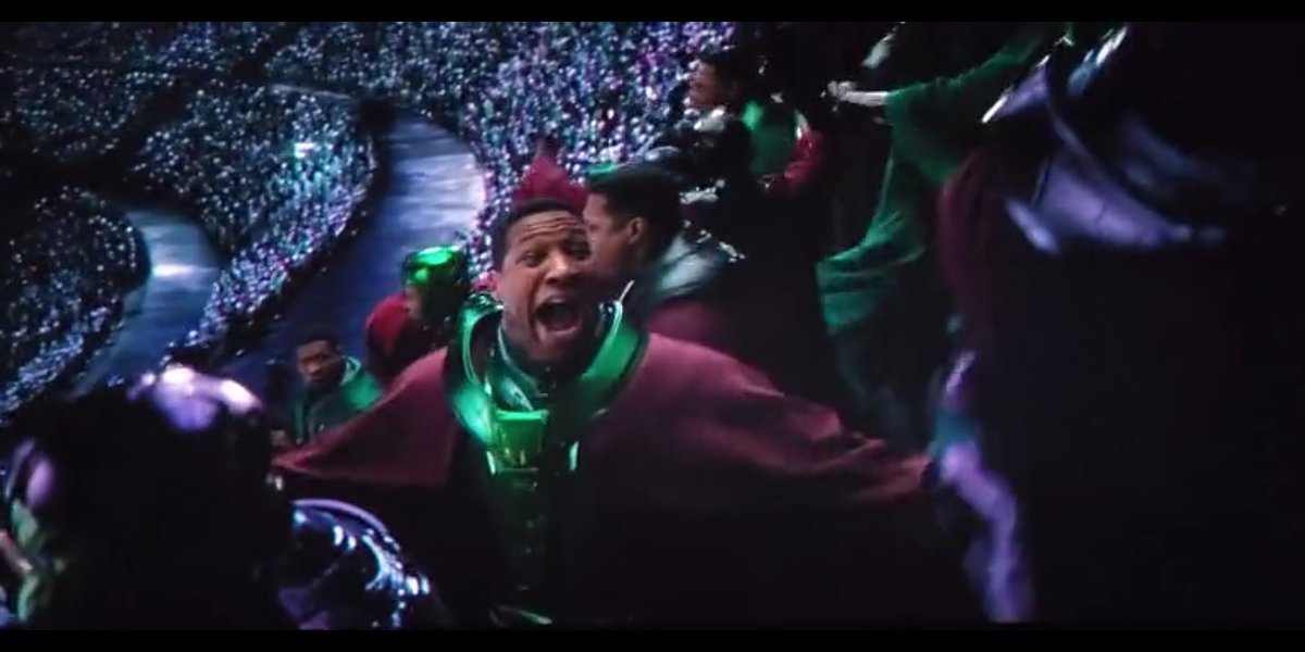 allqavi's tweet photo. Well my reaction to this scene was just like these kang's 🔥 #KangTheConqueror #KangDynasty #CouncilOfKangs #Quantumania https://t.co/K7du3D3les