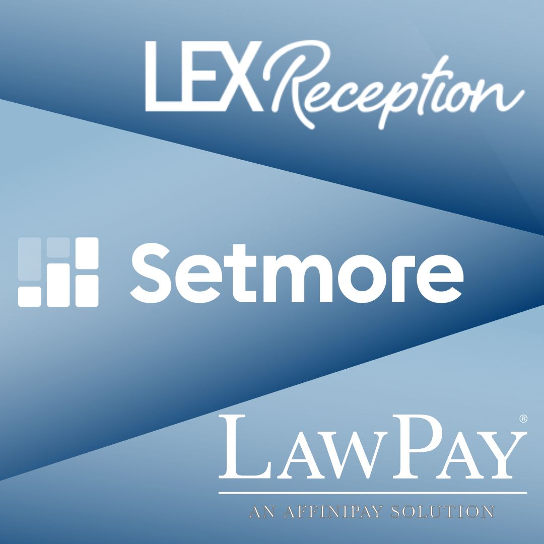 Our goal at LEX, <a href="/Setmore/">Setmore Appointments</a> and <a href="/LawPay/">8am LawPay</a> is to give you time. Combining all 3 will streamline your processes + save you 💲. Visit us all at the <a href="/ABATECHSHOW/">ABATECHSHOW</a> to discover how we can support your practice. PLUS you could win a Yeti cooler!
LEX: 300 ☑️
Setmore: 600  ☑️
LawPay: 605  ☑️