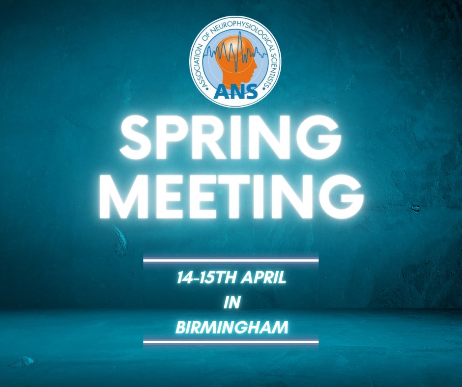 ANS (@clinneurophys) on Twitter photo The count down has started!
Make sure you get your entries in and have got your place booked at the conference!
Use this link to resister:
eventbrite.com/e/ans-spring-s…
Registration closes:  14/3/2023 The count down has started!
Make sure you get your entries in and have got your place booked at the conference!
Use this link to resister:
eventbrite.com/e/ans-spring-s…
Registration closes:  14/3/2023