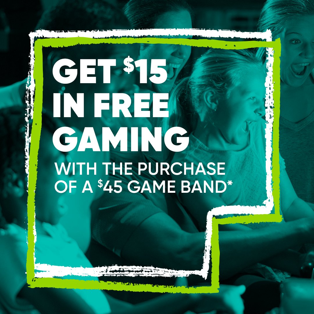 Springtime is on at Playdium! 🌷🕹️ Score $15 IN FREE GAMING with the purchase of a $45 game band! Full offer details at playdium.com/deals-promos/S… 👈