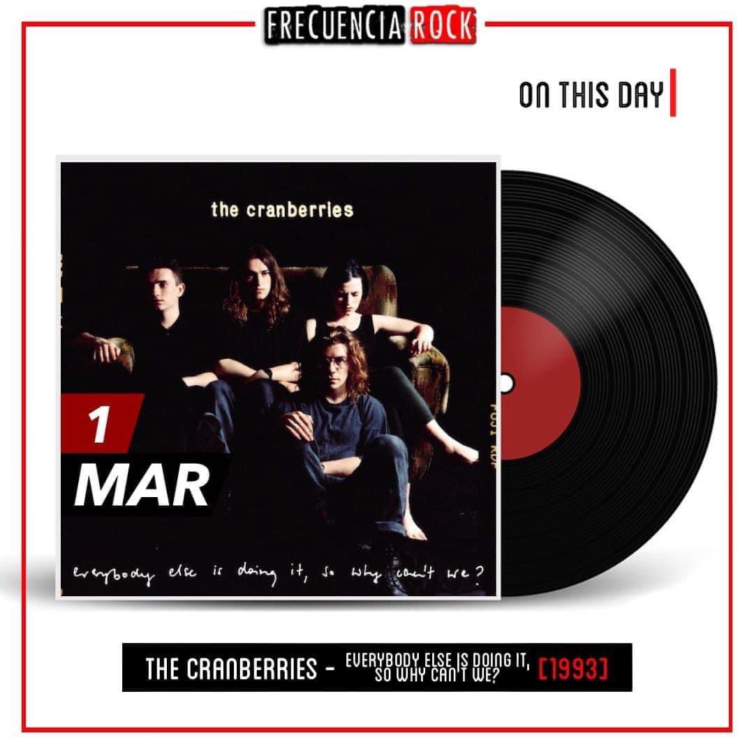 FrecuenciaRock_'s tweet photo. [On This Day]: 30 years ago, The Cranberries released “Everybody Else Is Doing It, So Why Can't We?”
•
•
#frecuenciarock #music #efemerides #rocknroll #restrospect #undiacomohoy #musichistory #30yearsago #onthisday #musica  #discography #thecranberries #doloresoriordan #linger https://t.co/A6OuQGtwfx