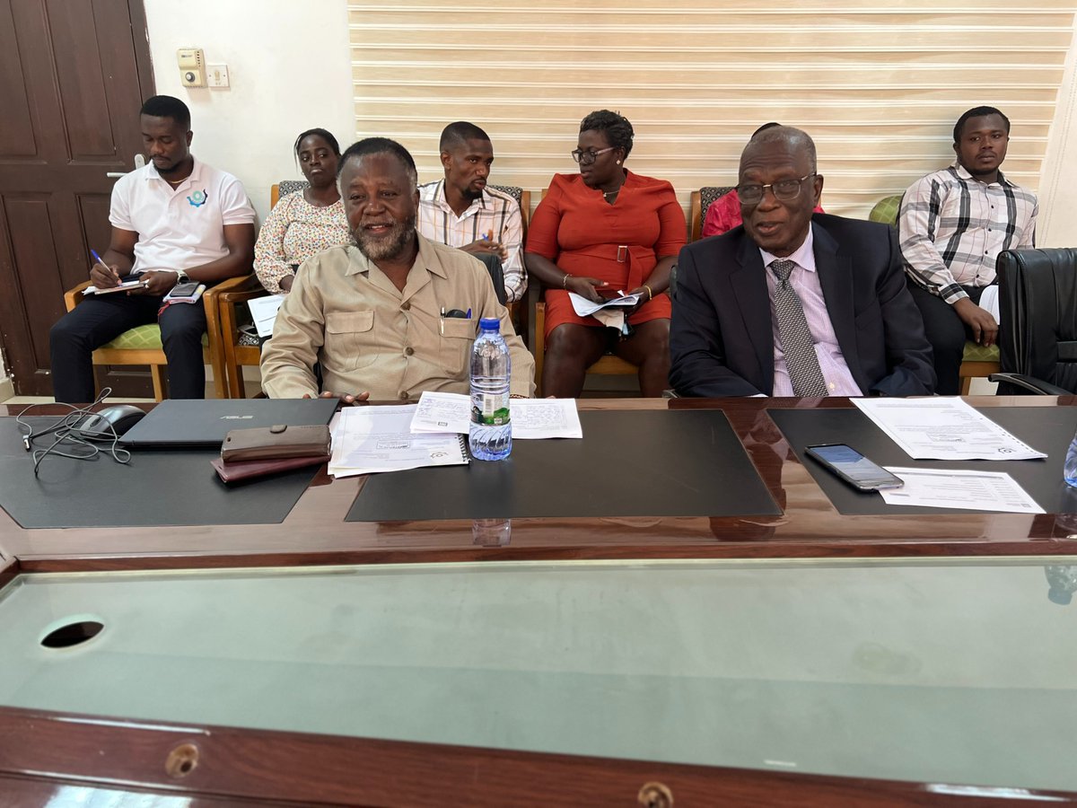 GhanaStandards's tweet image. Ing. Dr. Kwame Boakye, Board Chairman of the Engineering Council, today, March 1, 2023, led a delegation to GSA to discuss strengthening of their long-standing partnership, and the collaboration in the education and enforcement of Engineering Standards in Ghana.