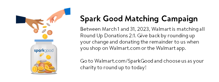 Calling all Walmart.com and Walmart app shoppers. You can round up your total to benefit MAC. As an added bonus, Walmart is matching donations in March. Visit walmart.com/sparkgood to select MAC.

You can also visit our Wish List at:
walmart.com/registry/RR/26…