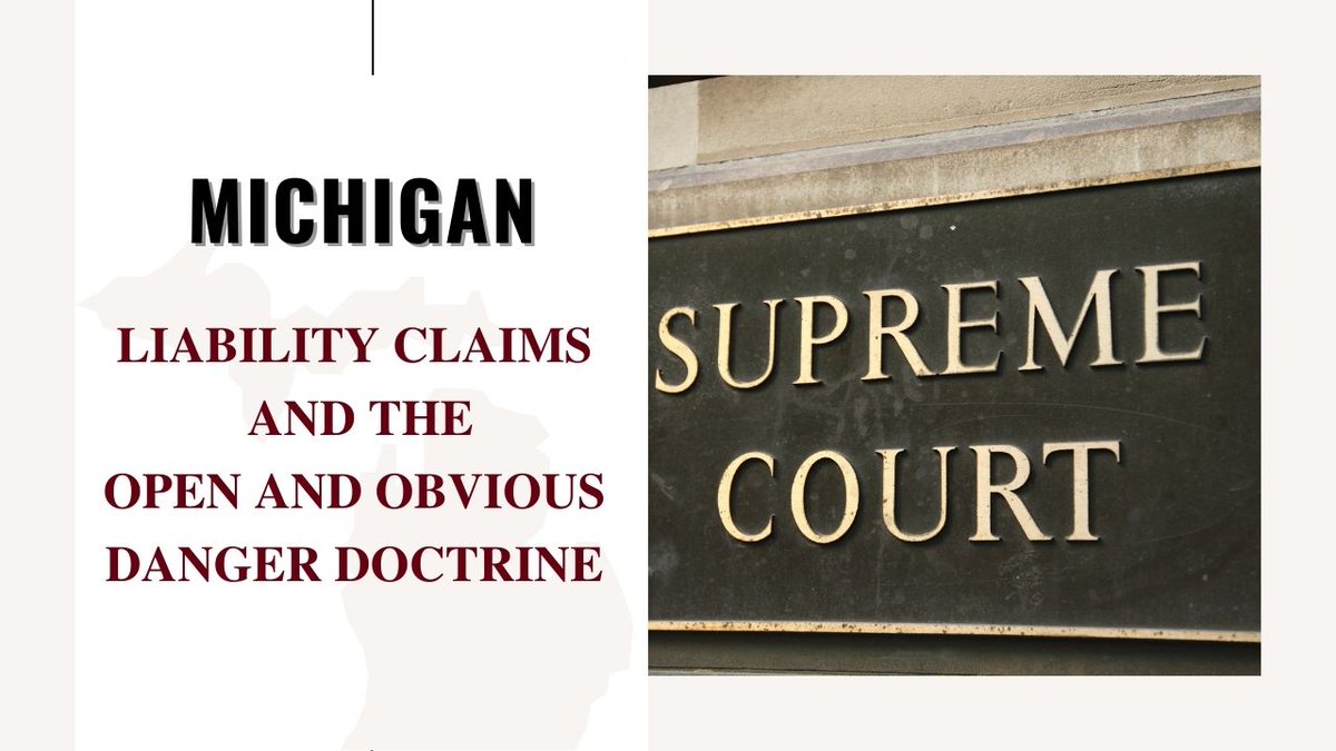 Attorney Bryan Waldman explains the Michigan Open and Obvious Doctrine and what could change with a case being heard by the Michigan Supreme Court this month.
 
WATCH: youtu.be/XO77tgbnVV4