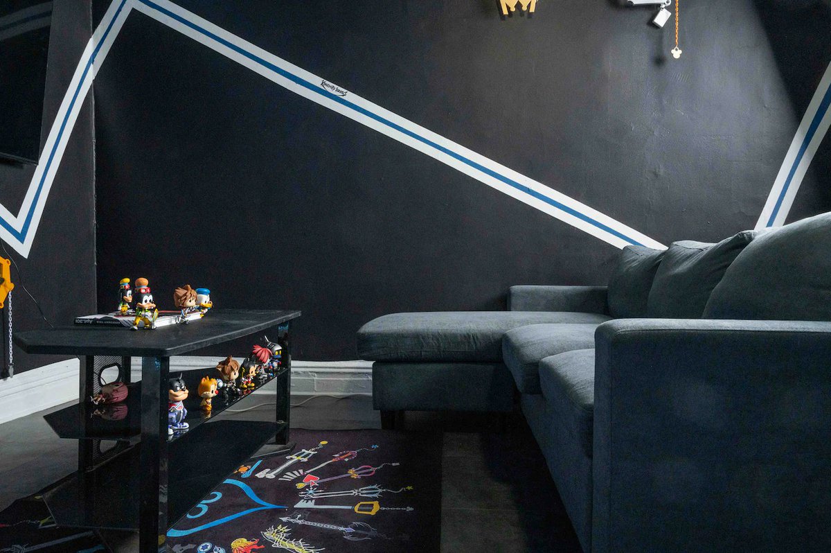 There is a Kingdom Hearts themed airbnb in my neighborhood.