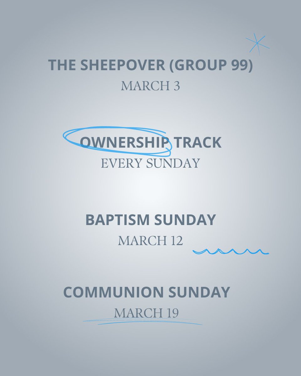 Check out what's coming up in March at Immanuel! ⬇️