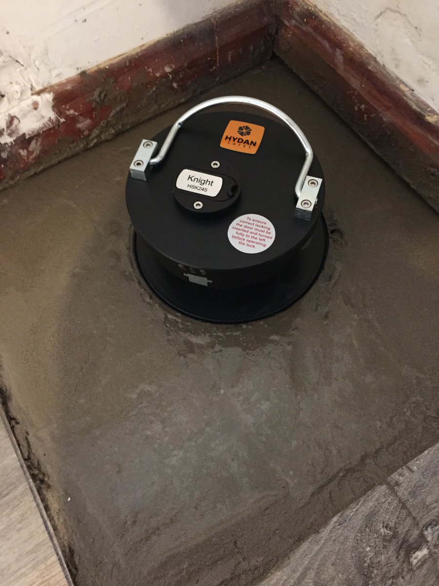 HydanLtd's tweet photo. Another little install #Hydan #Underfloorsafe #Safe #Knight #MIB https://t.co/Rc7dCLqRMs