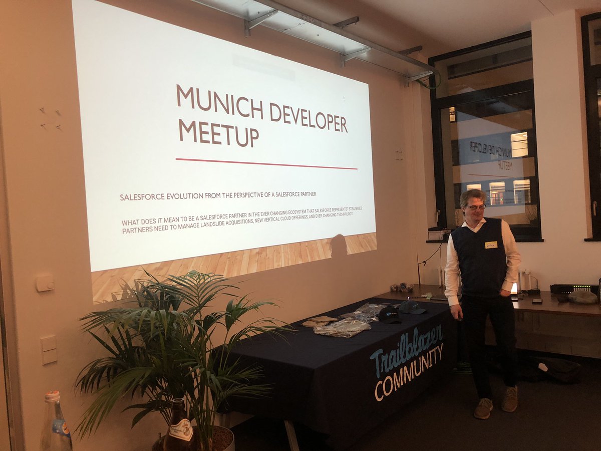 Thank you <a href="/salesfactory42/">factory42</a> for having us and supporting the <a href="/salesforce/">Salesforce</a>   #Munich #TrailblazerCommunity 

Full House, good conversations, insightful talks and the unique spirit of a real-world community. Appreciate all who attended and contributed making this another great event!