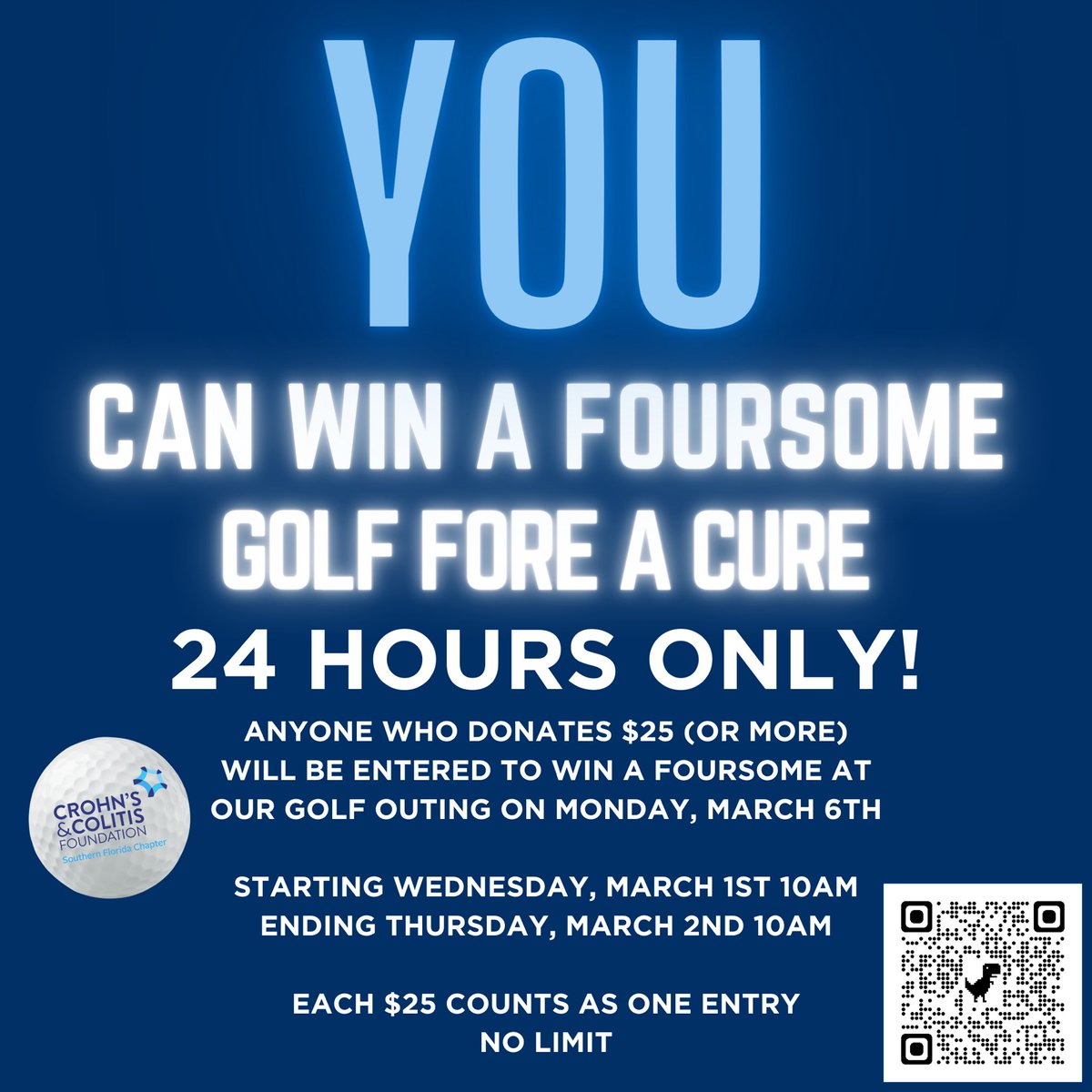 MeLLyDi's tweet photo. A HUGE thank you to one of our sponsors, bc of them, YOU can win a foursome at our golf outing on Monday! 

All you have to do is donate at least $25 to be entered to win. 

Each $25 equals one (1) entry. No limit on “entries”. 

https://t.co/RUpurIsPDy https://t.co/YnEQsDyuqa