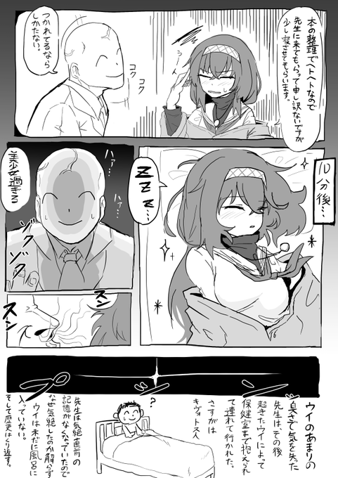 まさか気を失うほどとは・・・ 