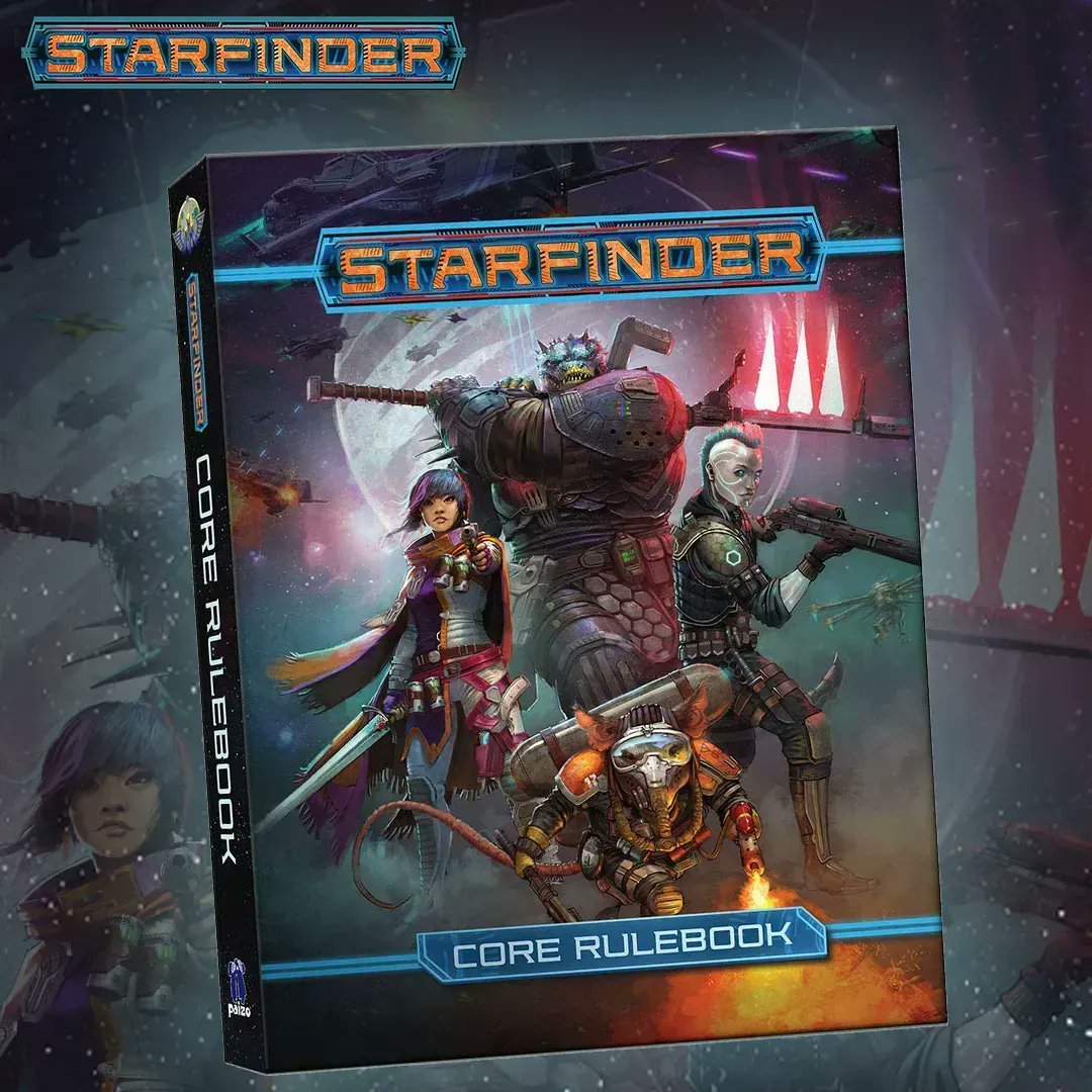paizo's tweet image. Support Earthquake Relief in Syria and Turkey and get cool stuff from @humble Bundle! 
100% of the proceeds go to charity.
From us, get the #Starfinder Core Rulebook and the Junker&apos;s Delight Adventure PDFs. (No Alien Archive needed.)
paizo.me/3kItc1N 
#humblebundle #ttrpg