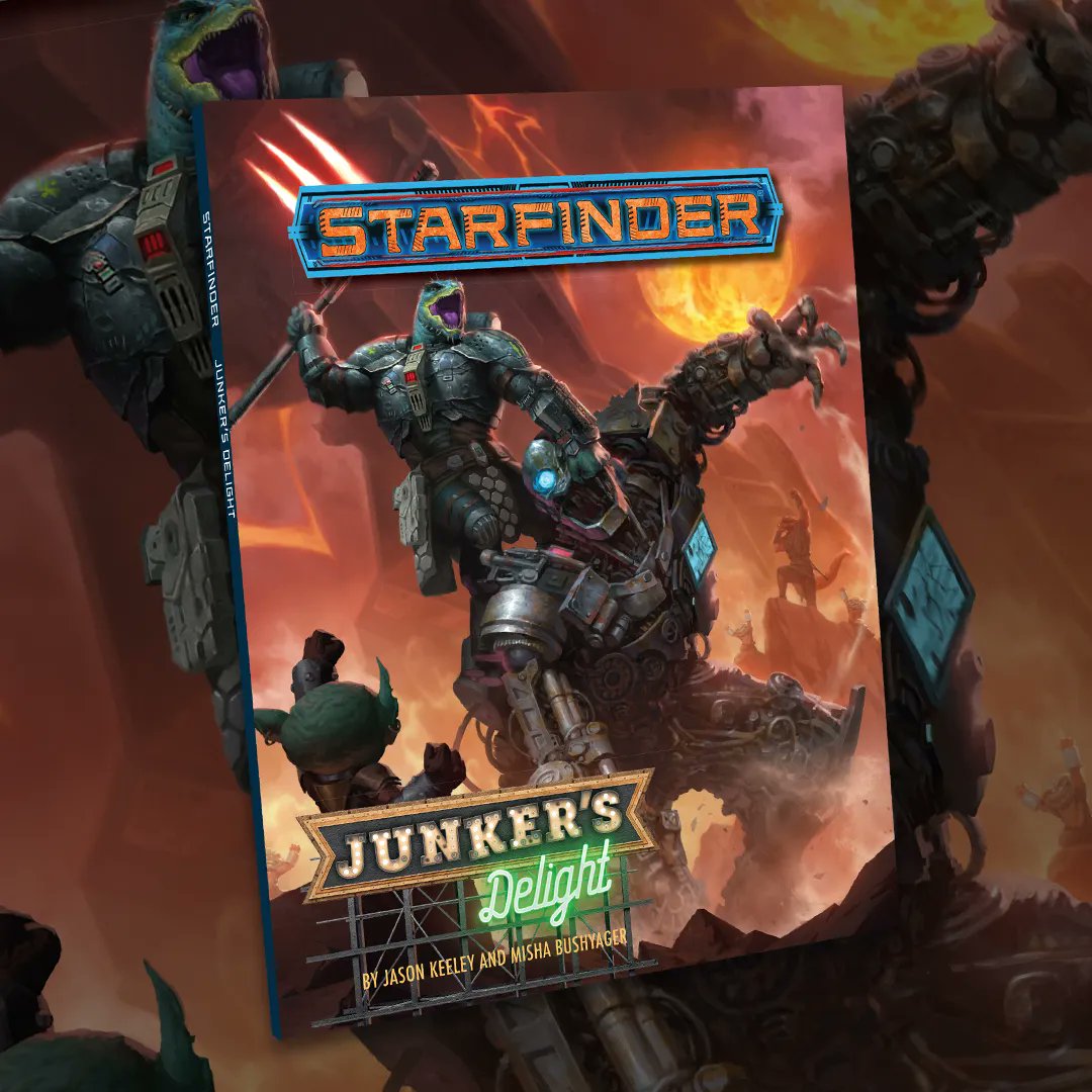 paizo's tweet image. Support Earthquake Relief in Syria and Turkey and get cool stuff from @humble Bundle! 
100% of the proceeds go to charity.
From us, get the #Starfinder Core Rulebook and the Junker&apos;s Delight Adventure PDFs. (No Alien Archive needed.)
paizo.me/3kItc1N 
#humblebundle #ttrpg