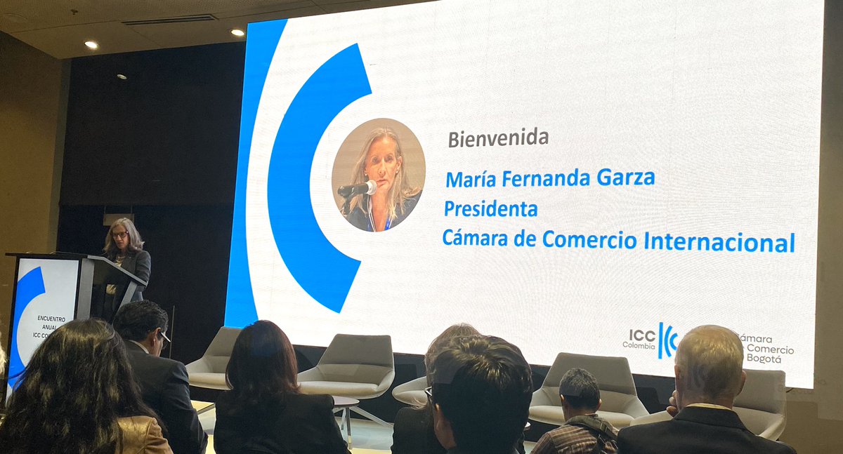 Admiración para <a href="/mariafergarza/">María Fernanda Garza</a> , gratitud con <a href="/ICC_COL/">ICC Colombia</a> y <a href="/iccwbo/">International Chamber of Commerce</a> por tantas experiencias y conocimiento. #AEstaHora 🙋‍♀️ en él encuentro anual ICC Colombia 🇨🇴 abrazo <a href="/pilitarojas/">Pilar Alfaro</a> <a href="/MonicaConde/">Monica Conde</a> trabajo incansable 💪