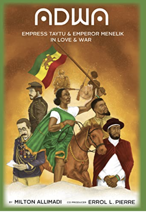 AnnGarrison's tweet photo. To honor Ethiopians' stunning victory over imperialism, I am reading Milton Allimadi's new book "Adwa, Empress Taytu and Emperor Menelik in Love &amp; War". #Ethiopia @allimadi https://t.co/ZysfCMCXqc