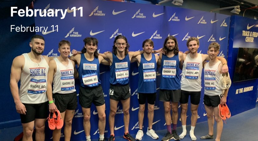 With 2 open men’s DMR teams, masters relays and race walkers at the @MillroseGames , @TheShoreAC came home from @ArmoryNYC with a stack of medals and great performances. Now the outdoor season is just around the corner, with @pennrelays and many more great meets on the schedule.